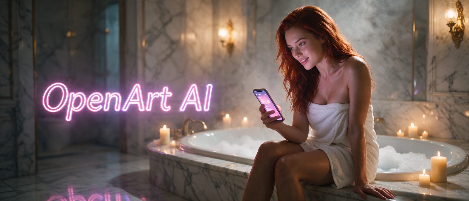 Wirtualna modelka wygenerowana przez AI w letniej stylizacji — grafika artykułu „Alternatywy dla OpenArt”